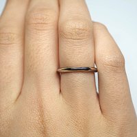Cathedral Plain Wedding Ring
