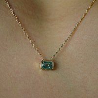 Necklace with Lab Grown Diamond 0.83cts