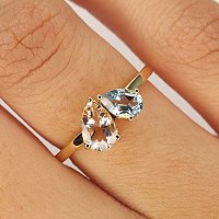 Preset Ring with Natural Gemstones