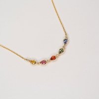 Necklace with Natural Sapphires