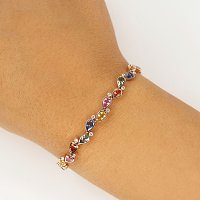 Bracelet with Natural Gemstones