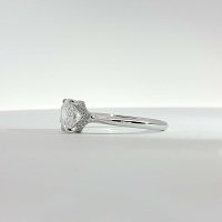 Rene Side Stones Ring with IGI LG Diamonds 2.65cts Total Weight