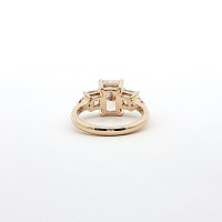 Calista 3 Stones Ring with IGI LG Diamonds 3.2cts Total Weight