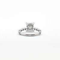 Cara Side Stones Ring with IGI LG Diamonds 2.9cts Total Weight