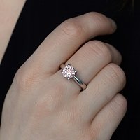 Dalia Engagement Ring with IGI LG Diamond 1.01cts Total Weight