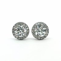 Angeli Claw Set Earrings with IGI LG Diamond 2.3cts Total Weight