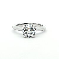 Tulip Engagement Ring with IGI LG Diamonds 1.54cts Total Weight