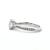 Tulip Engagement Ring with IGI LG Diamond 1.01cts Total Weight