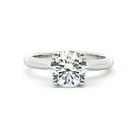 Tulip Engagement Ring with IGI LG Diamonds 1.54cts Total Weight