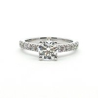 Cara Mid Engagement Ring with IGI LG Diamonds 1.40cts Total Weight