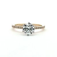 Cara Fine Engagement Ring with IGI LG Diamonds 1.24cts Total Weight