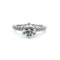 Cara Mid Engagement Ring with IGI LG Diamonds 1.94cts Total Weight