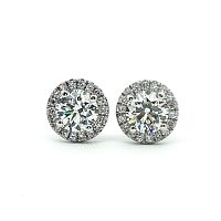 Angeli Claw Set Earrings with IGI LG Diamond 2.3cts Total Weight