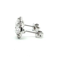 Angeli Claw Set Earrings with IGI LG Diamond 2.3cts Total Weight