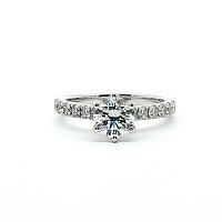 Cara Mid Engagement Ring with IGI LG Diamonds 1.40cts Total Weight