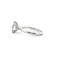Tulip Petal Engagement Ring with IGI LG Diamond 2.01ct Total Weight