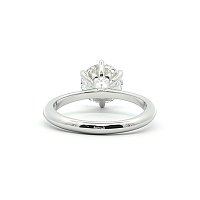 Tulip Petal Engagement Ring with IGI LG Diamond 2.01ct Total Weight