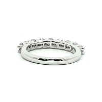 Criss Cross Wedding Ring with LG Diamonds 0.90ct Total Weight