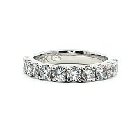 Wedding Ring with LG Diamonds 1.01ct Total Weight
