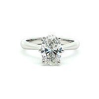 Dalia Engagement Ring with IGI LG Diamonds 1.55ct Total Weight