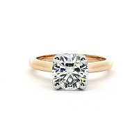 Tulip Engagement Ring with IGI LG Diamonds 1.7ct Total Weight
