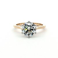 Cathedral Engagement Ring with IGI LG Diamonds 2.05ct Total Weight