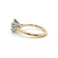 Cathedral Engagement Ring with IGI LG Diamonds 2.05ct Total Weight