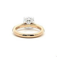 Cathedral Engagement Ring with IGI LG Diamonds 1.72ct Total Weight