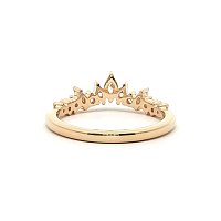 Wedding Ring with LG Diamonds 0.23ct Total Weight