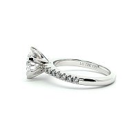 Tribute Engagement Ring with IGI LG Diamonds 1.61ct Total Weight