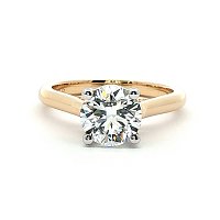 Cathedral Engagement Ring with IGI LG Diamonds 1.54ct Total Weight