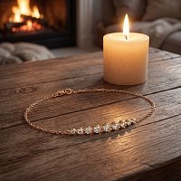 Diamond Bracelet with Natural Diamonds 0.37ct Total Weight