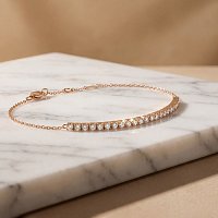 Diamond Bracelet with Natural Diamonds 0.30ct Total Weight