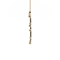 Diamond Drop Necklace with Natural Diamonds 0.26ct Total Weight