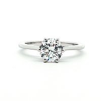 Calista Engagement Ring with Round LG Diamond 1.01ct Total Weight