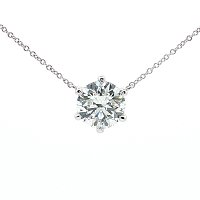 Pendant with Round Lab Grown Diamonds 2.05cts Total Weight