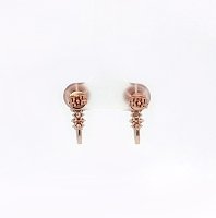 Ruby & Diamond Stud Earrings with Natural Diamonds 1.11cts Total Weight