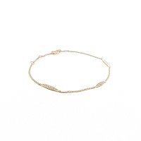 Round Lab Grown Diamond Bracelet 0.096ct Total Weight
