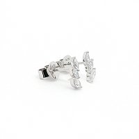 Marquise Lab Grown Diamond Stud Earrings 0.416ct Total Weight