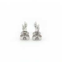Marquise Lab Grown Diamond Stud Earrings 0.416ct Total Weight