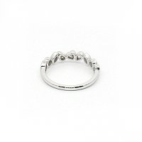 Pear, Marquise, Heart & Round Lab Grown Diamond Stacker Ring 0.766ct Total Weight