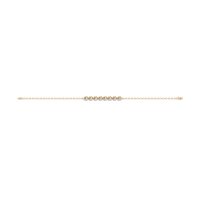 Bezel Diamond Bracelet with Oval Lab Grown 0.88ct Total Weight