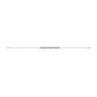 Bezel Diamond Bracelet with Oval Lab Grown 0.88ct Total Weight