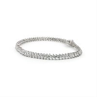 Tennis Bracelet with Marquise Lab Grown 5.02ct Total Weight