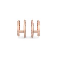 Earring Huggies with Natural Diamonds 0.16cts Total Weight