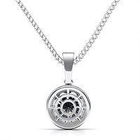 Angeli Diamond Bail Set Pendant
