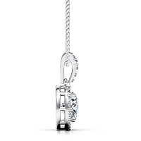 Angeli Diamond Bail Set Pendant