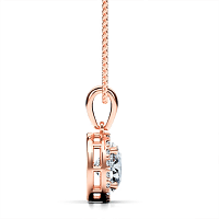 Angeli Halo Claw Set Pendant