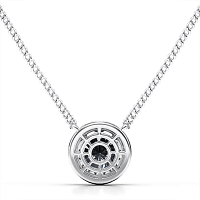 Angeli Halo Claw Set Necklace