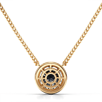 Angeli Halo Claw Set Necklace